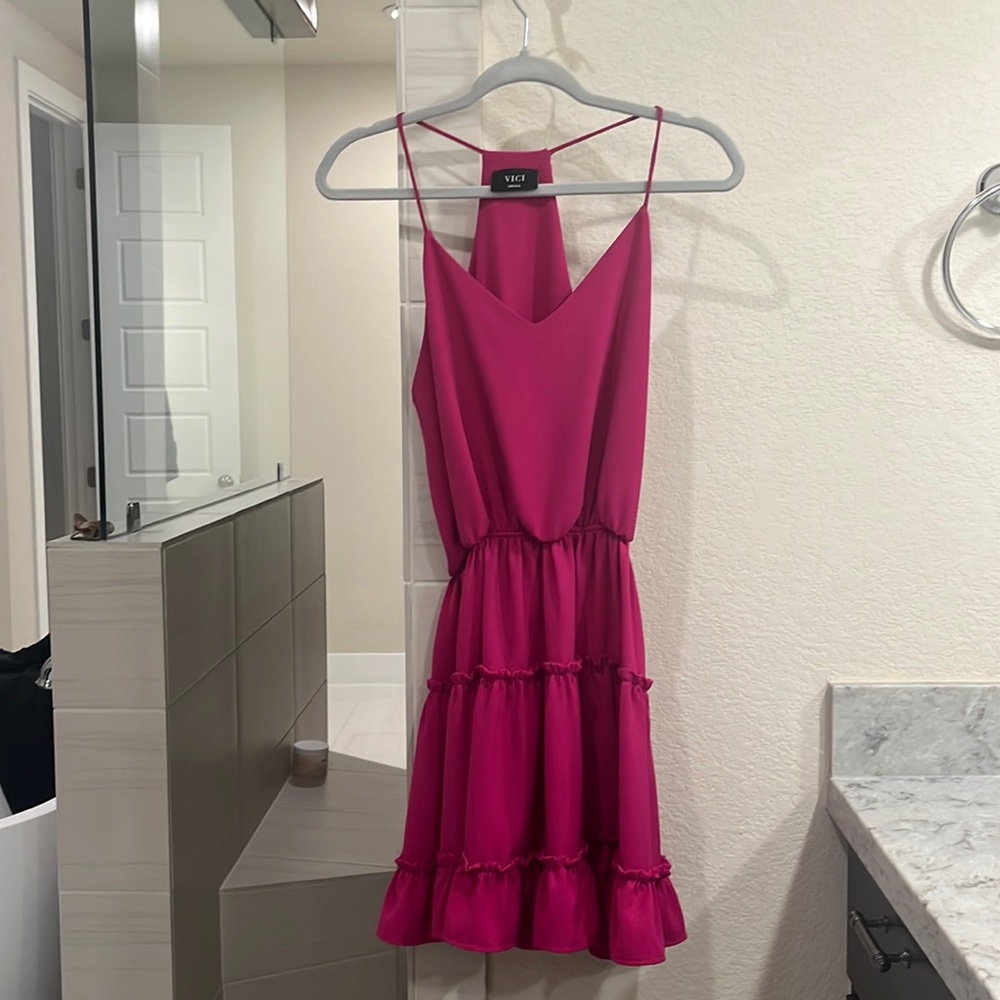 Vici mini hot pink dress